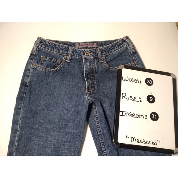 Silver Blue Jeans Mid-Rise Made in Canada Size 28x34 Medium Wash (28x31) - Picture 4 of 6